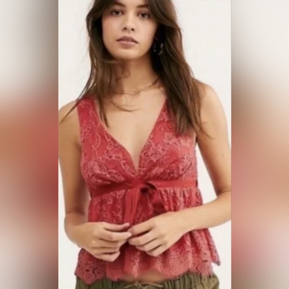 FREE PEOPLE NWT Frenchie Kiss Tank - Picture 2 of 7